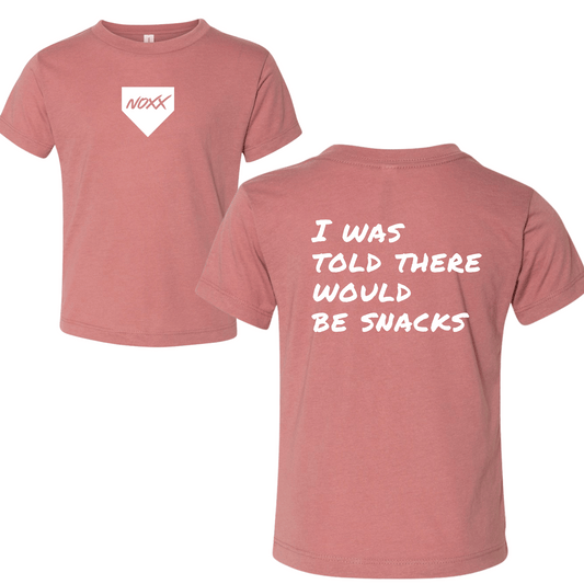 Infant/Toddler T-Shirt: I Was Told There Would Be Snacks
