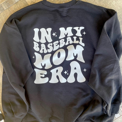 Baseball Mom Era Crewneck Sweatshirt