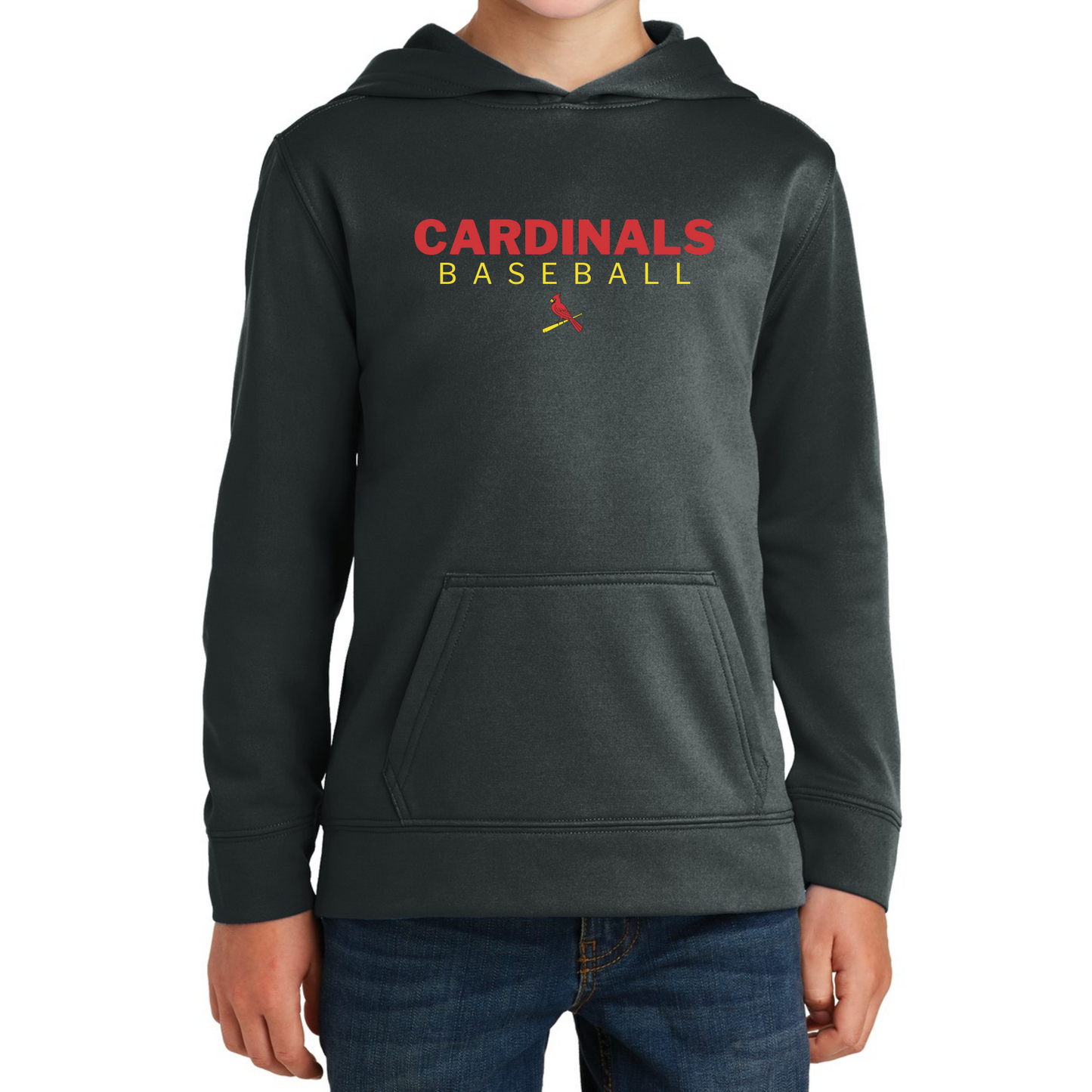 CARDINALS Lightweight Performance Fleece Hoodie