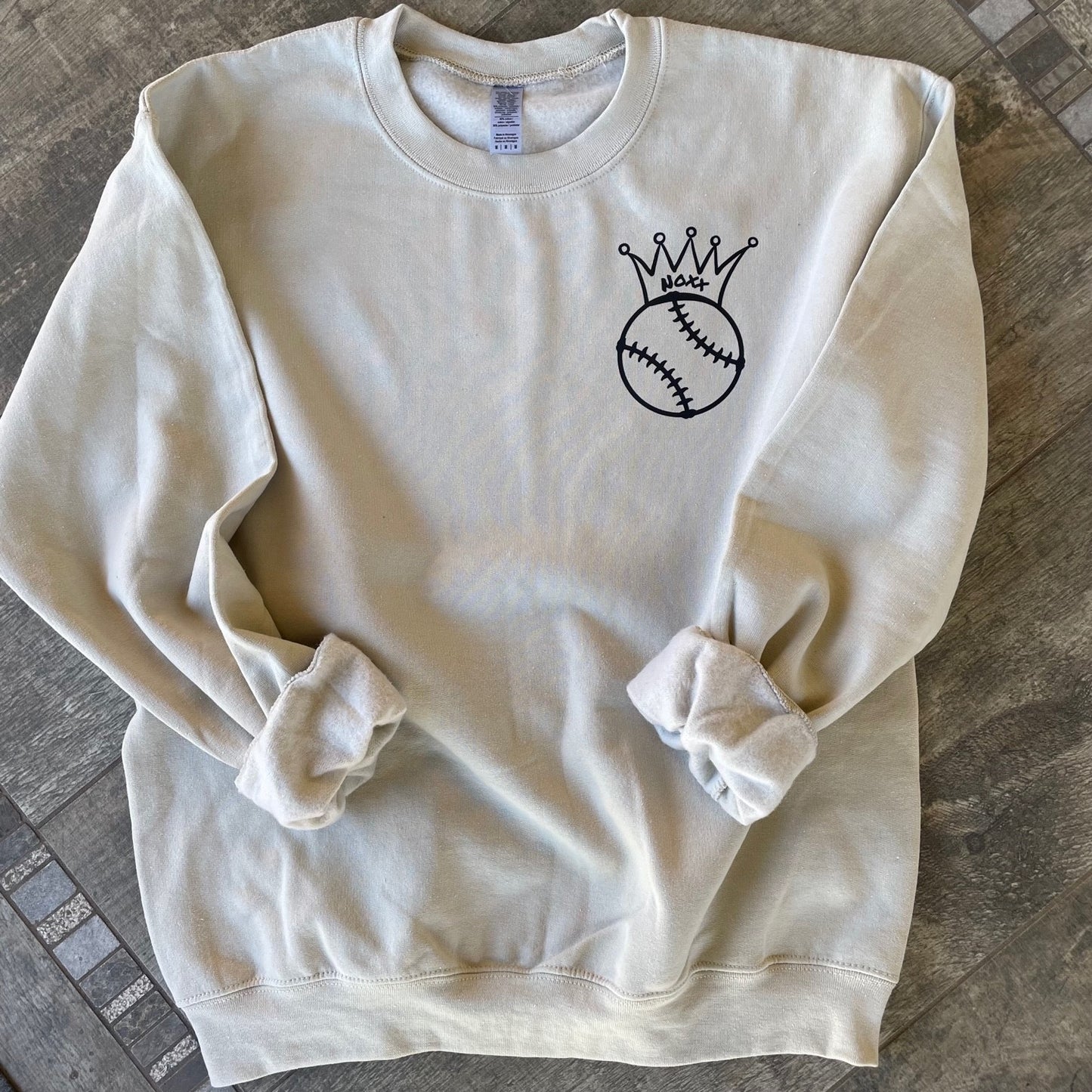 Crown Logo Crewneck Sweatshirt