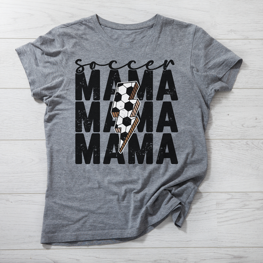 Lightning Bolt Soccer Mama T-Shirt