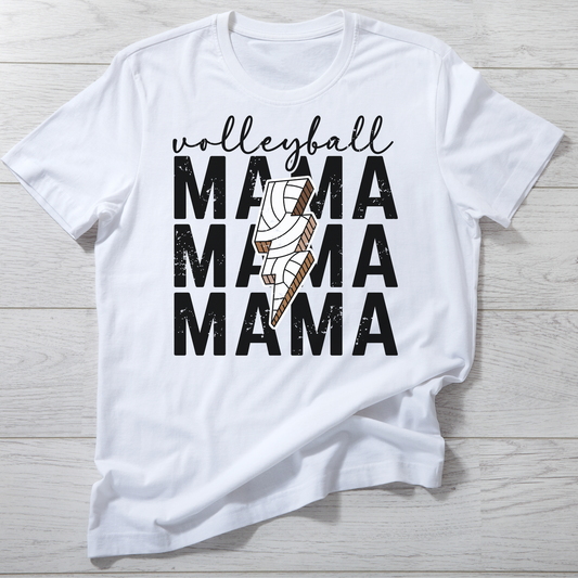 Lightning Bolt Volleyball Mama T-Shirt