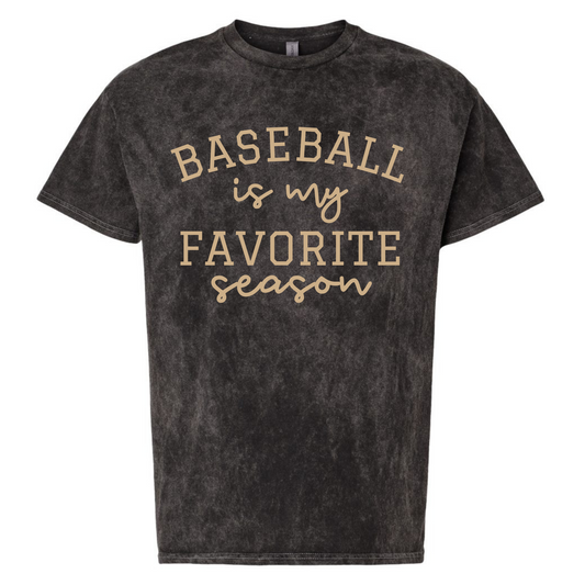 Favorite Season Mineral Wash T-Shirt (Any Sport)