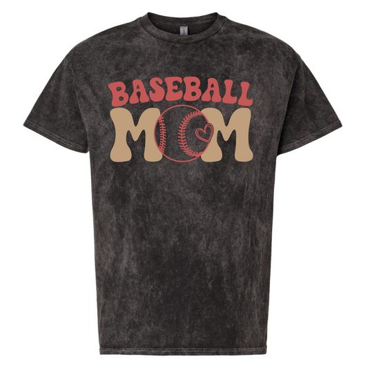 Baseball Mom Mineral Wash T-Shirt
