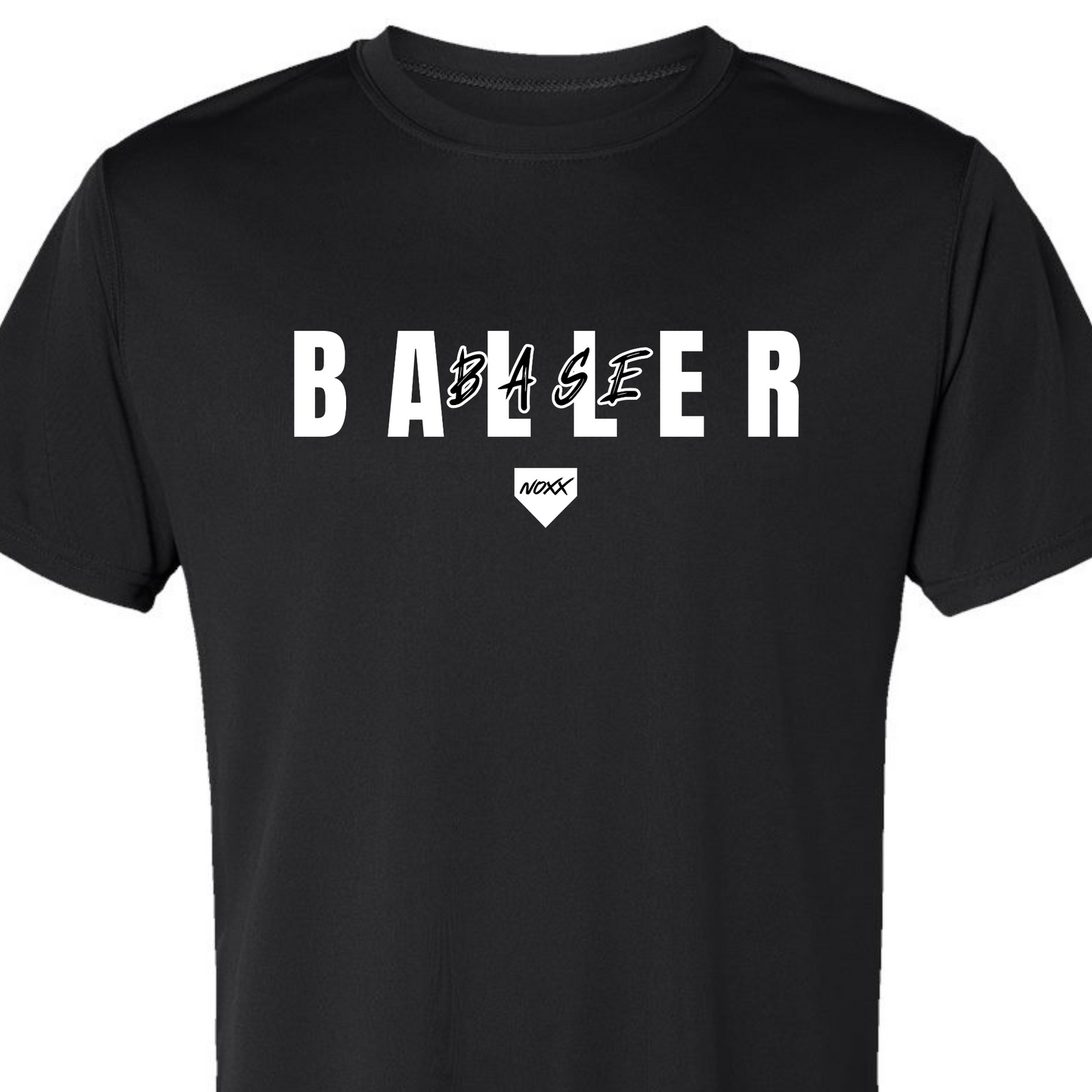 Base-Baller (Black Version) Performance T-Shirt