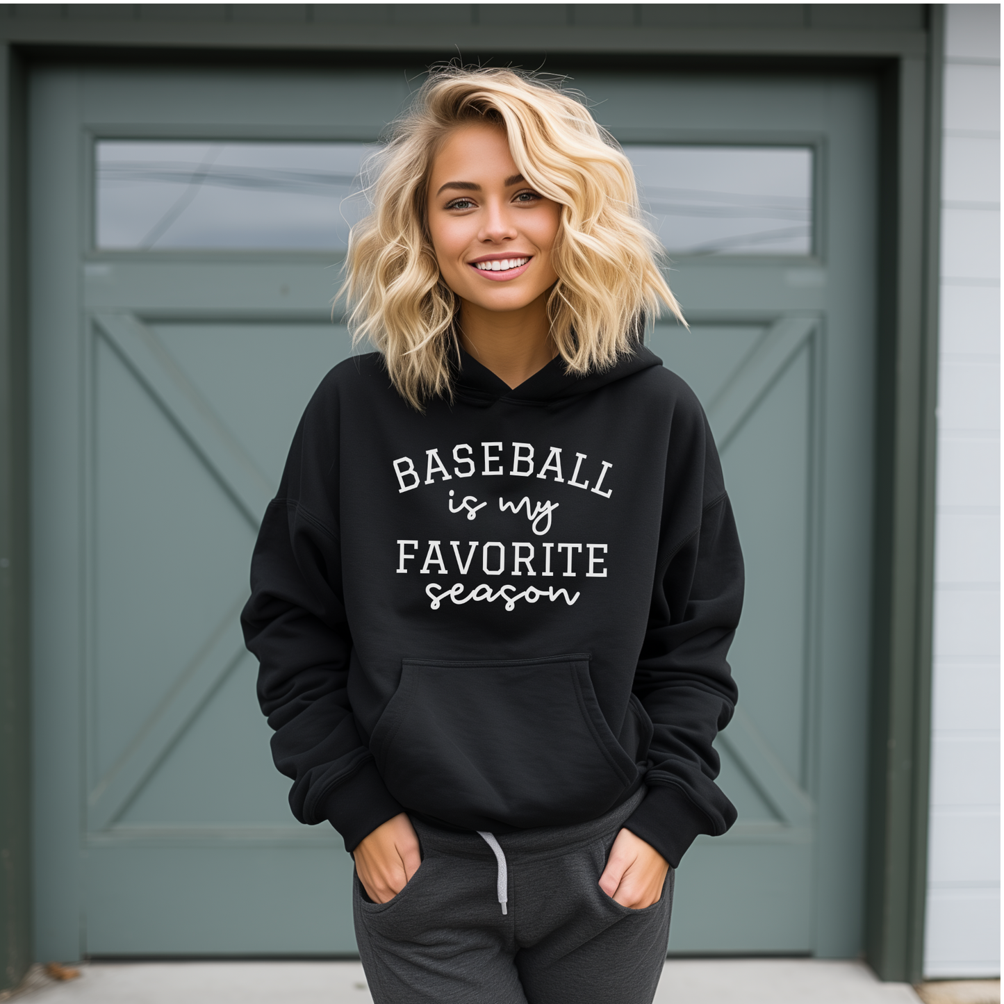 Favorite Season Hoodie Sweatshirt (Any Sport)