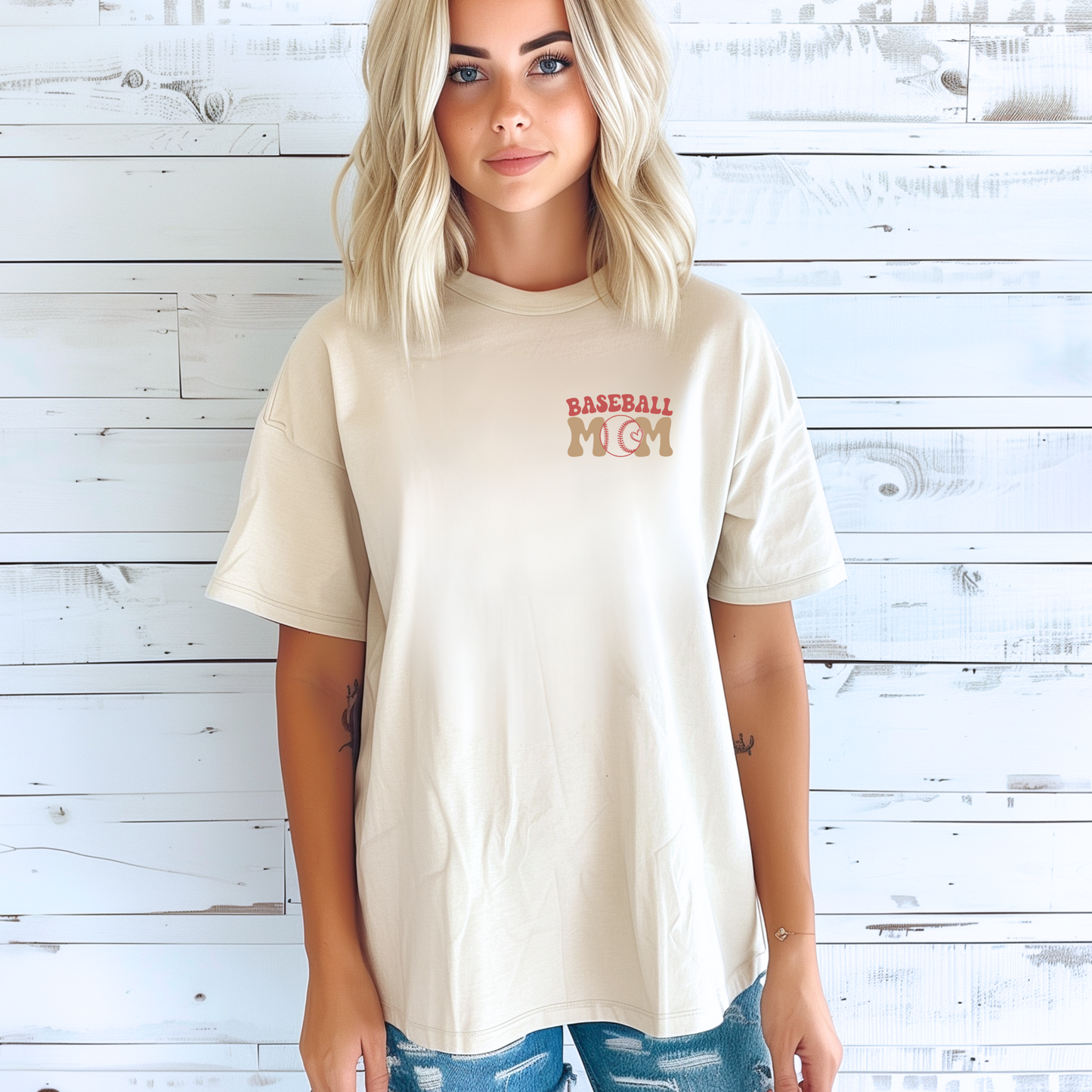 Loud Mouth Baseball Mom T-Shirt