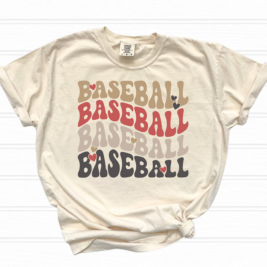 Baseball Wavy T-Shirt