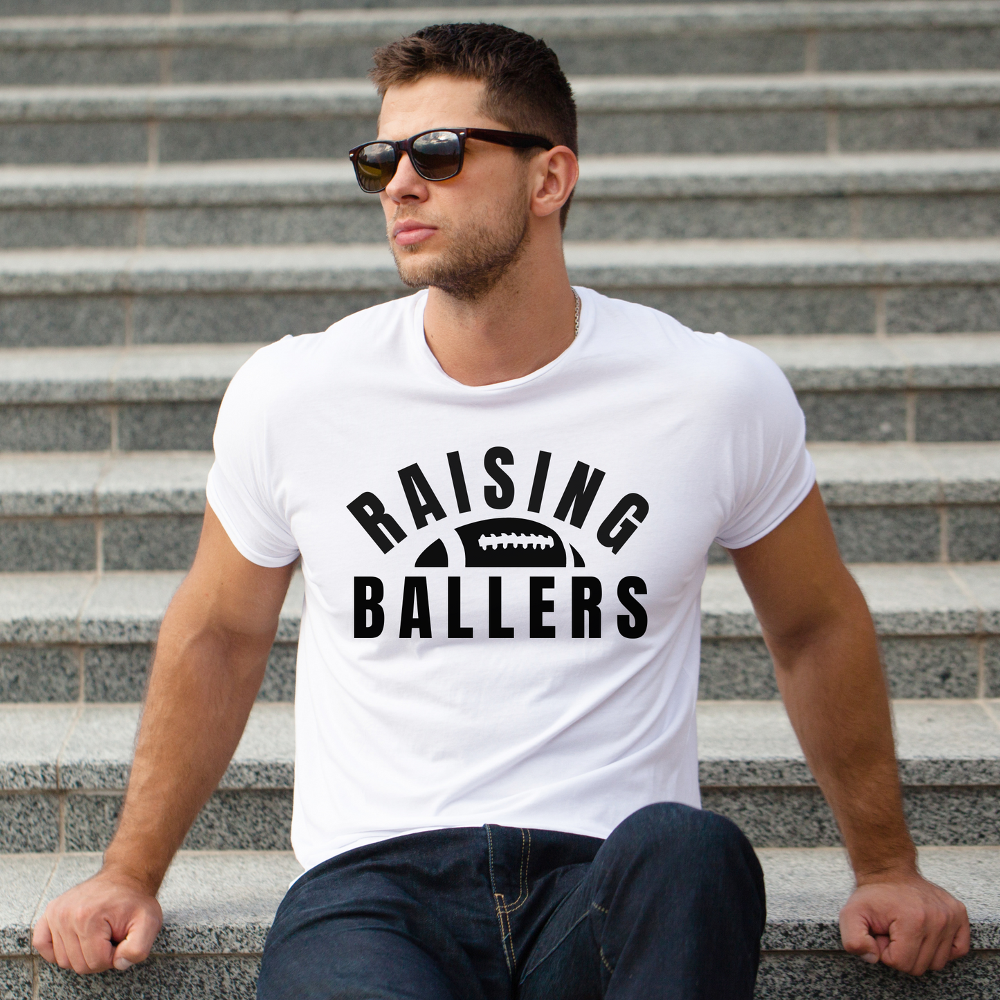 Raising Ballers Football T-Shirt