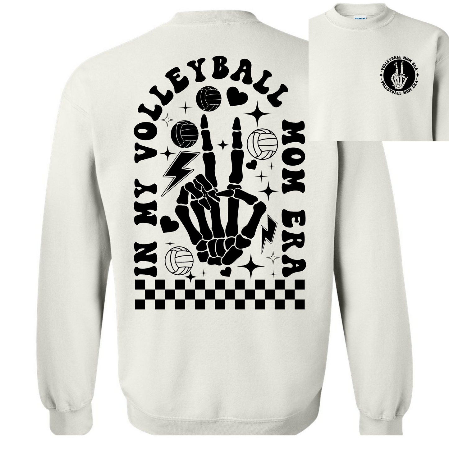 Volleyball Mom Era Crewneck Sweatshirt