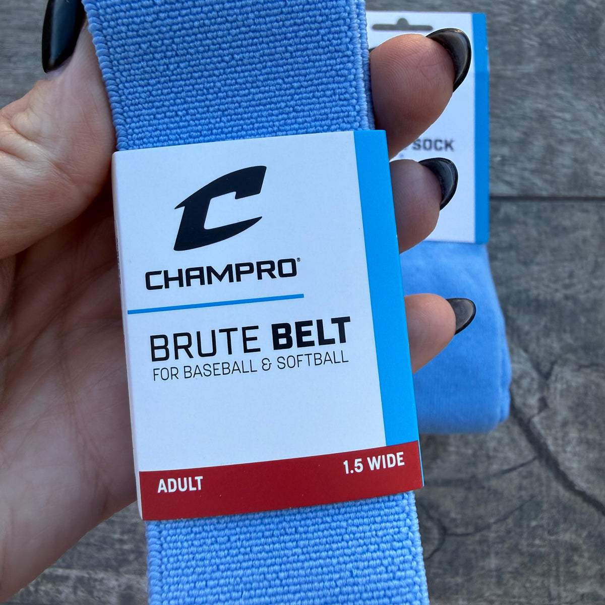 BANDITS: Champro Light Blue Sock/Belt Combo