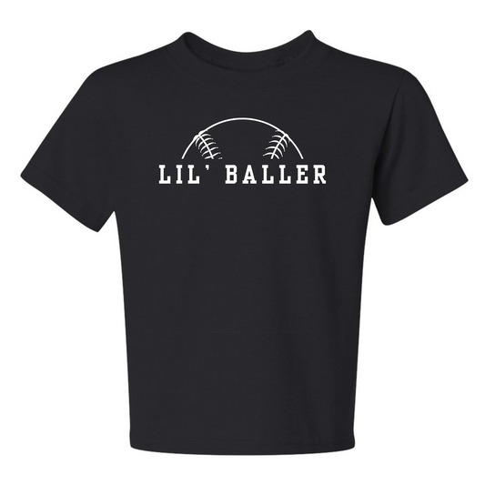 Infant/Toddler T-Shirt: Lil' Baller (Baseball)