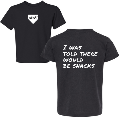 Infant/Toddler T-Shirt: I Was Told There Would Be Snacks