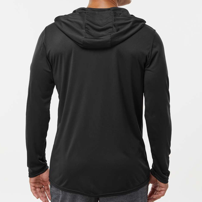 BIRDS: Black Long Sleeve *Hooded* T-Shirt