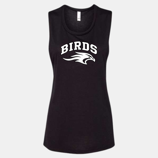 BIRDS: Women's Flowy Scoop Muscle Tank