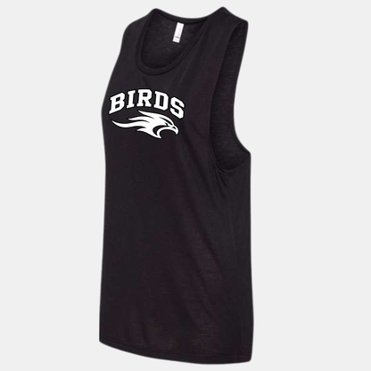 BIRDS: Women's Flowy Scoop Muscle Tank