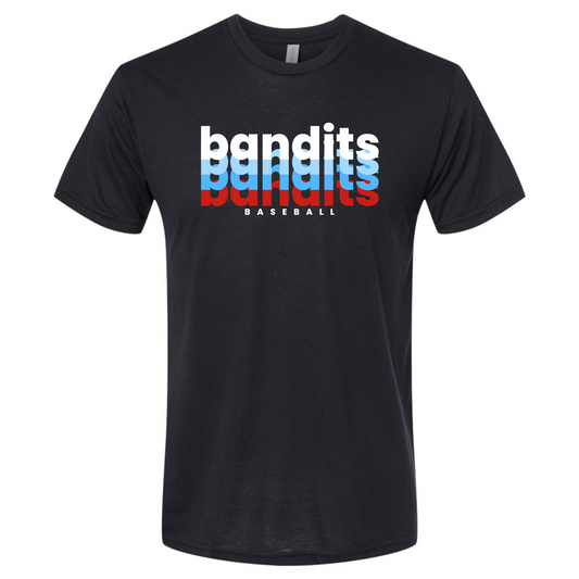 BANDITS Red, White & Blue Cotton Blend T-Shirt