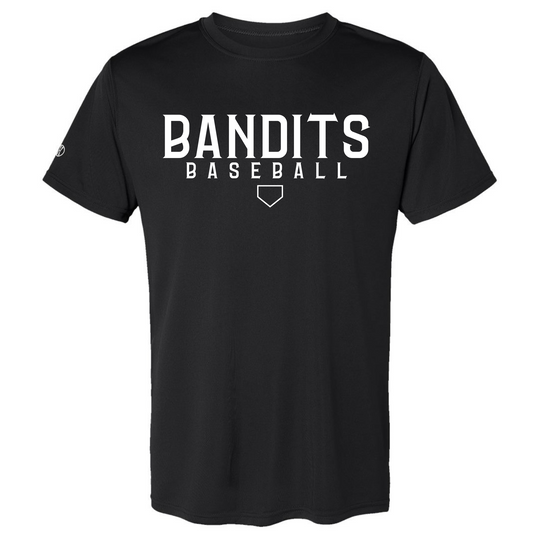 BANDITS Performance T-Shirt (Black w/White Logo)