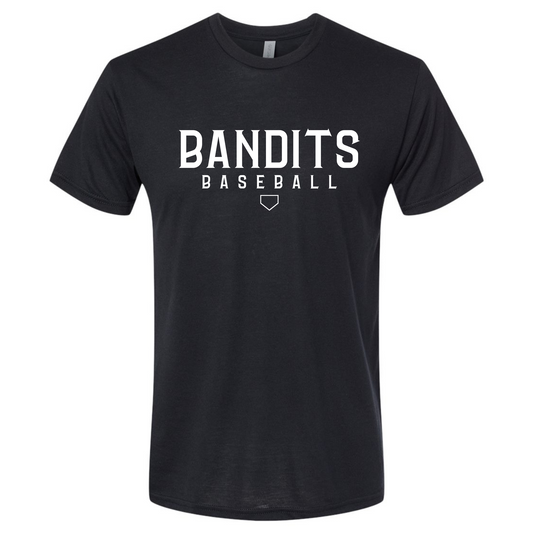 BANDITS Cotton Blend T-Shirt (Black w/White Logo)