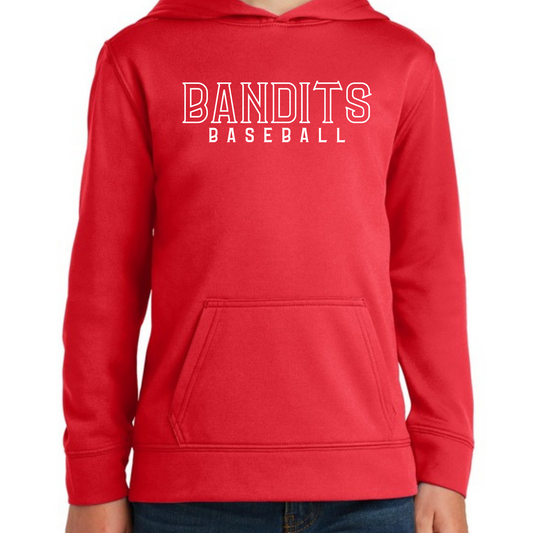 BANDITS Lightweight Performance Fleece Hoodie (Red)