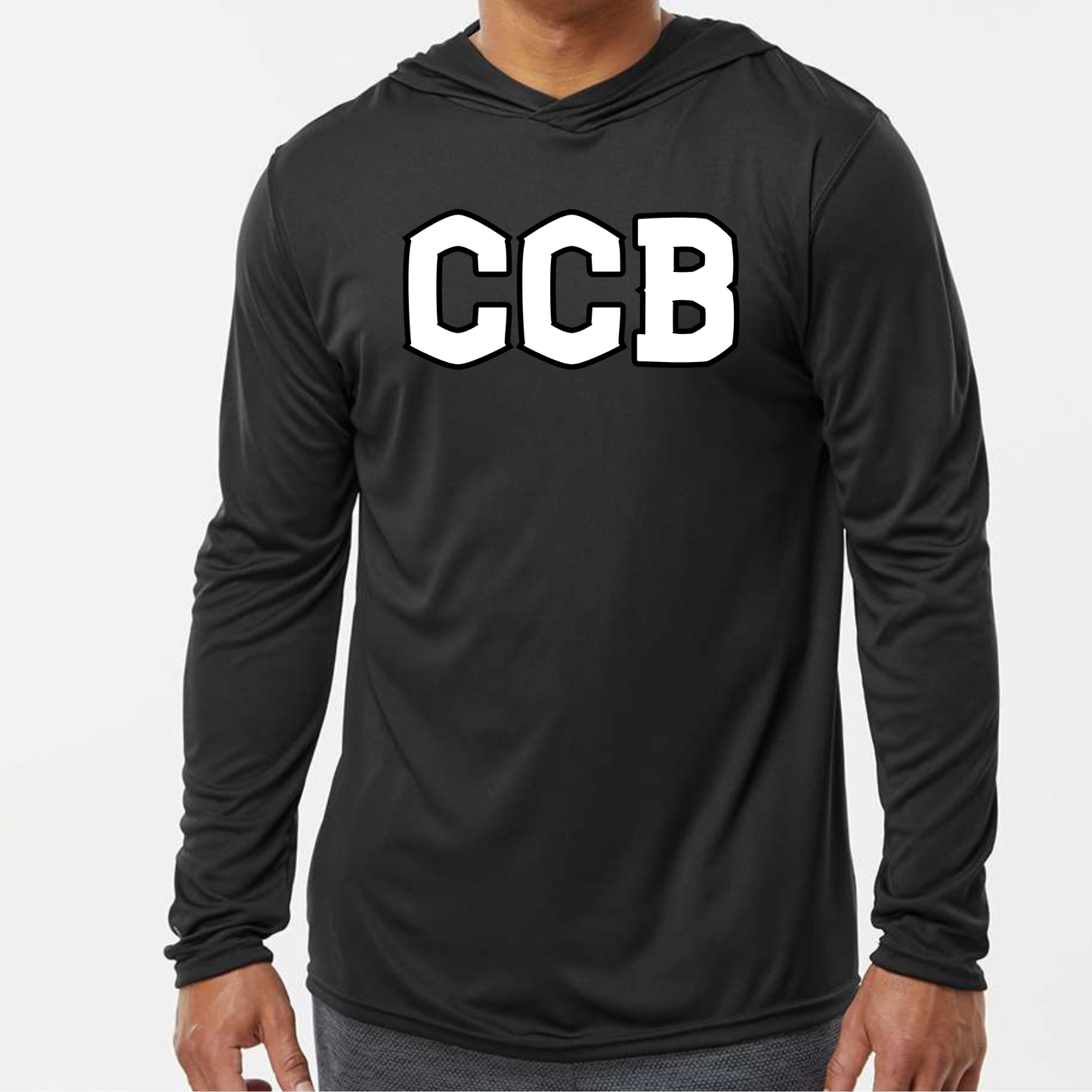 CCB: Black Long Sleeve *Hooded* T-Shirt