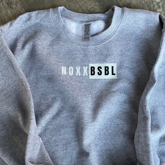 SALE: Noxx BSBL Crewneck Sweatshirt (Adult SM)