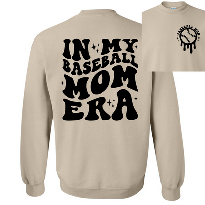 Baseball Mom Era Crewneck Sweatshirt