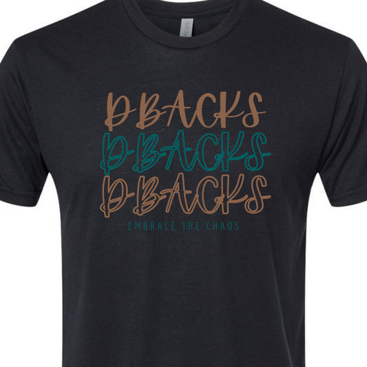 DBACKS Copper/Teal T-Shirt