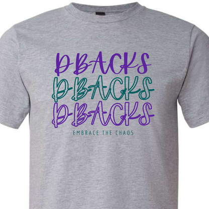 DBACKS Purple/Teal T-Shirt