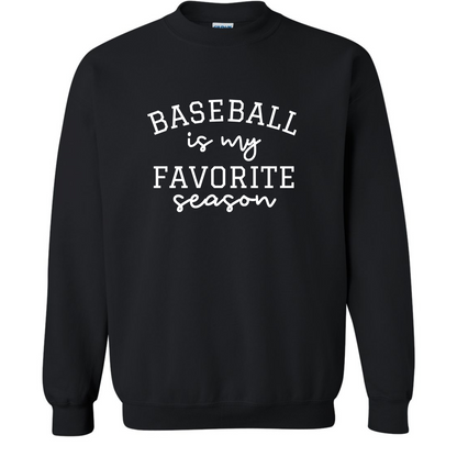 Favorite Season Crewneck Sweatshirt (Baseball)