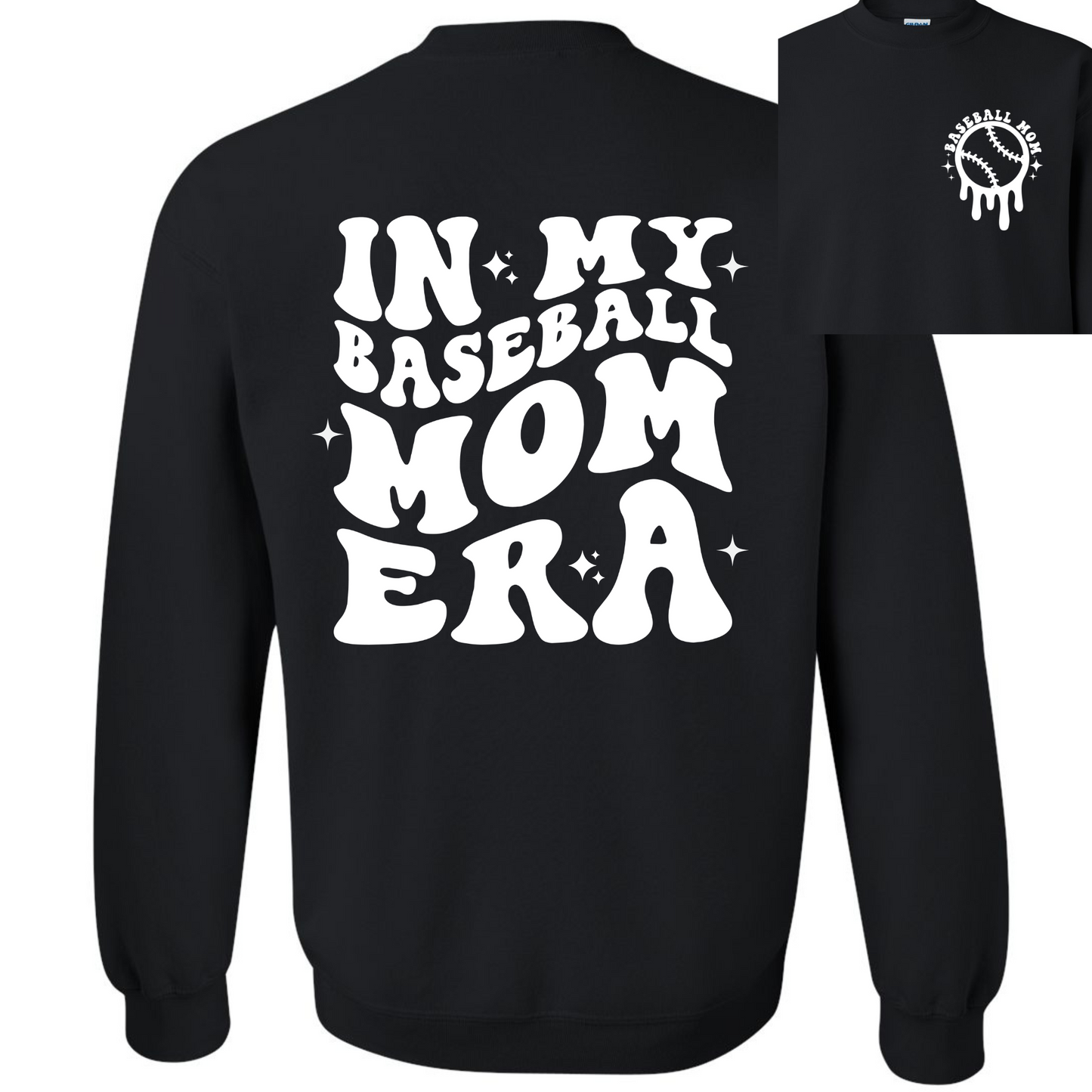 Baseball Mom Era Crewneck Sweatshirt