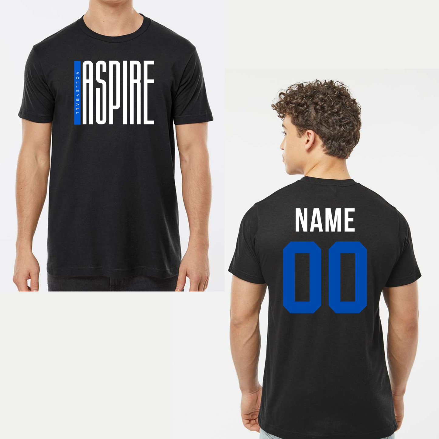 ASPIRE Pratice T-Shirt w/Name+Number