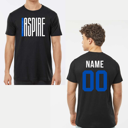 ASPIRE Pratice T-Shirt w/Name+Number